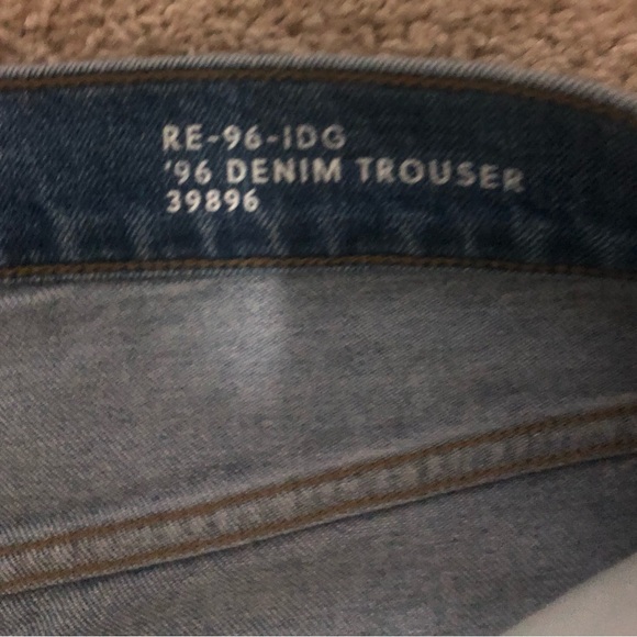 J Crew Blue Flare Wide-Leg Jeans with Classic Faded Look - Picture 5 of 7